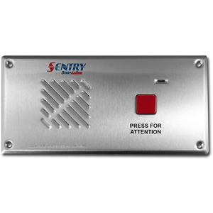 sentry-1-horizontal-front sentry door station horizontal 1 button